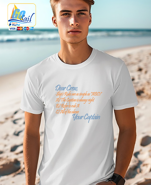 "DEAR CREW ABC'S" Unisex GoSailTee Shirt