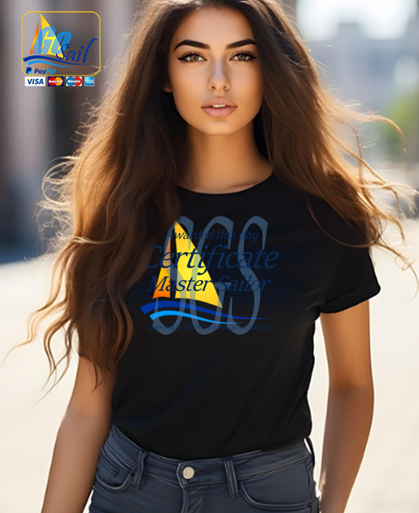 "MASTER SAILOR CERTIFICATE" Unisex GoSailTee Shirt