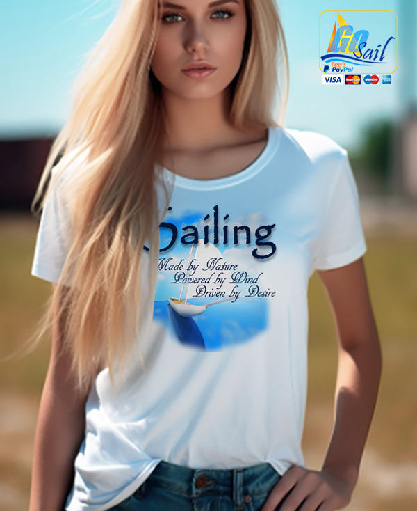 "MADE BY NATURE" Unisex GoSailTee Shirt