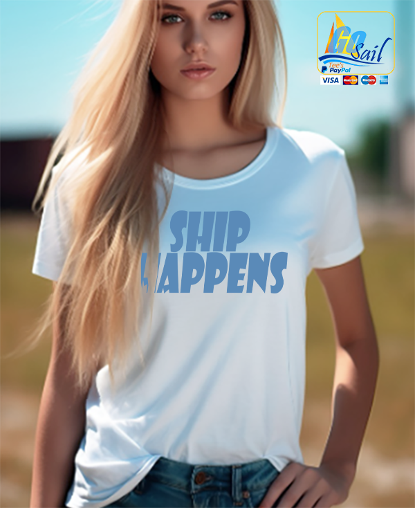 "SHIP HAPPENS" Unisex GoSailTee Shirt