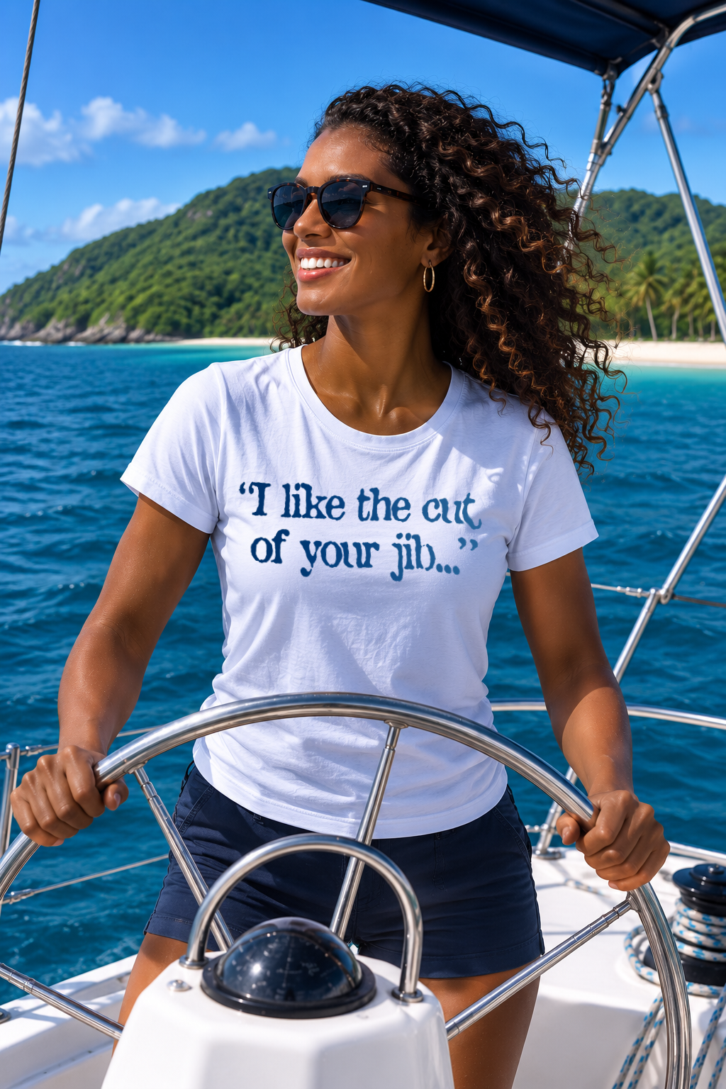 "CUT OF YOUR JIB" Unisex GoSailTee Shirt