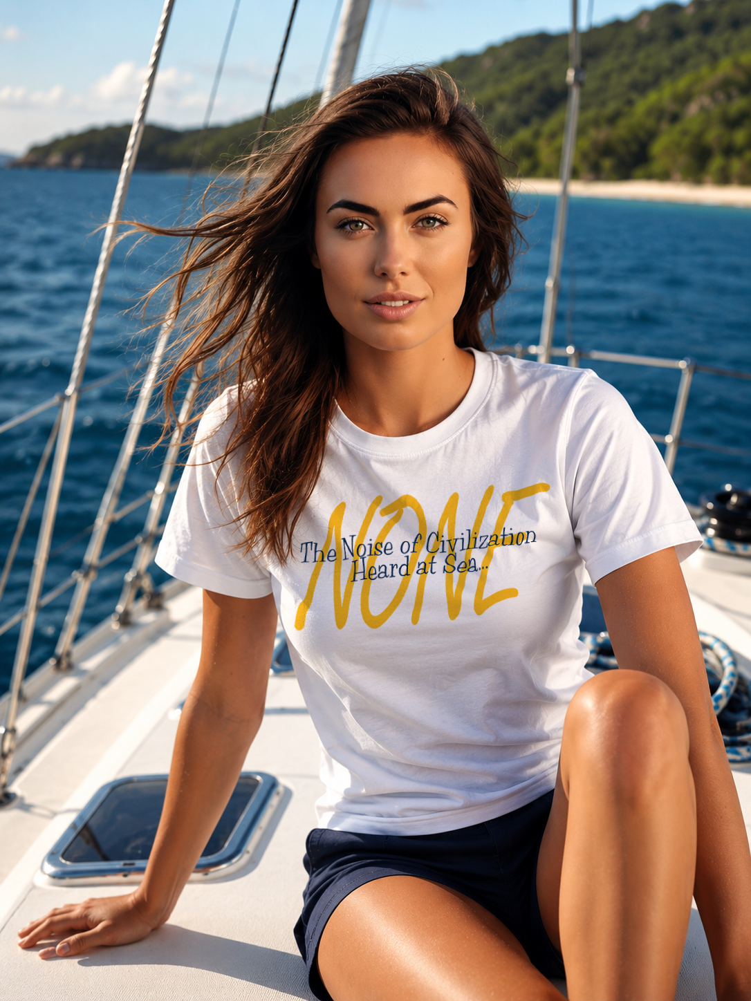 "NOISE OF CIVILIZATION" Unisex GoSailTee Shirt