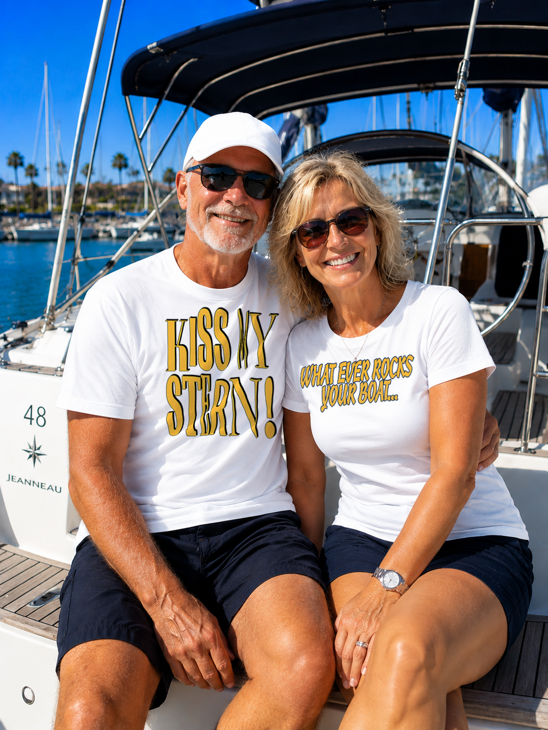 "KISS MY STERN" Unisex GoSailTee Shirt