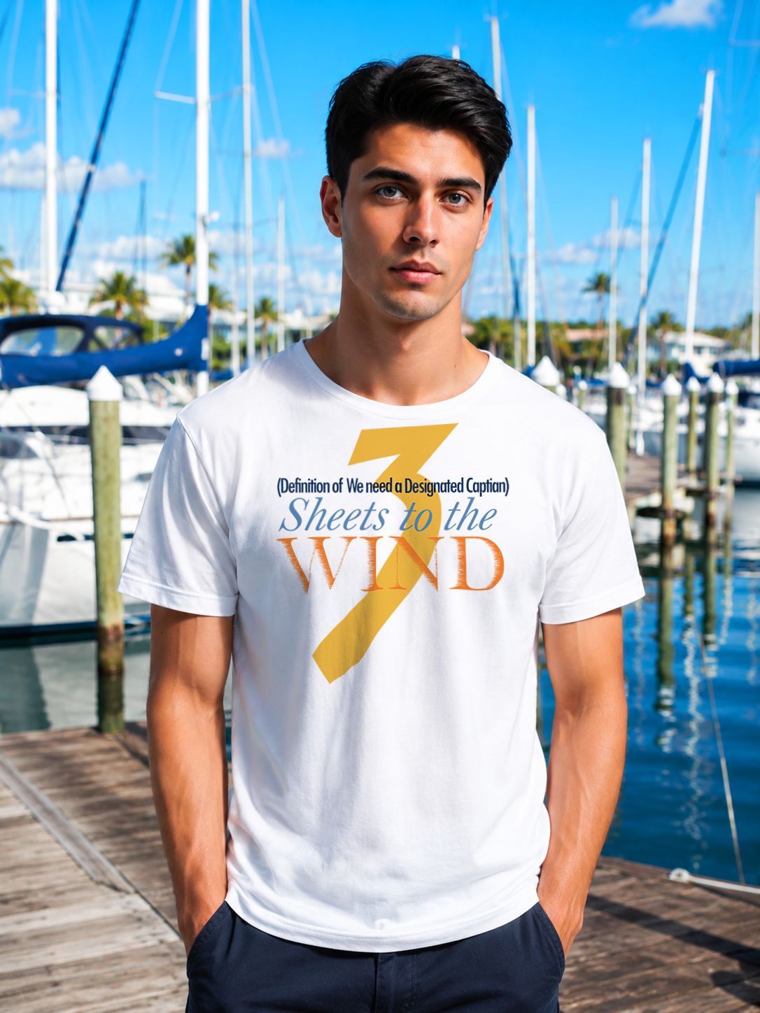 "3 SHEETS TO THE WIND" Unisex T-Shirt