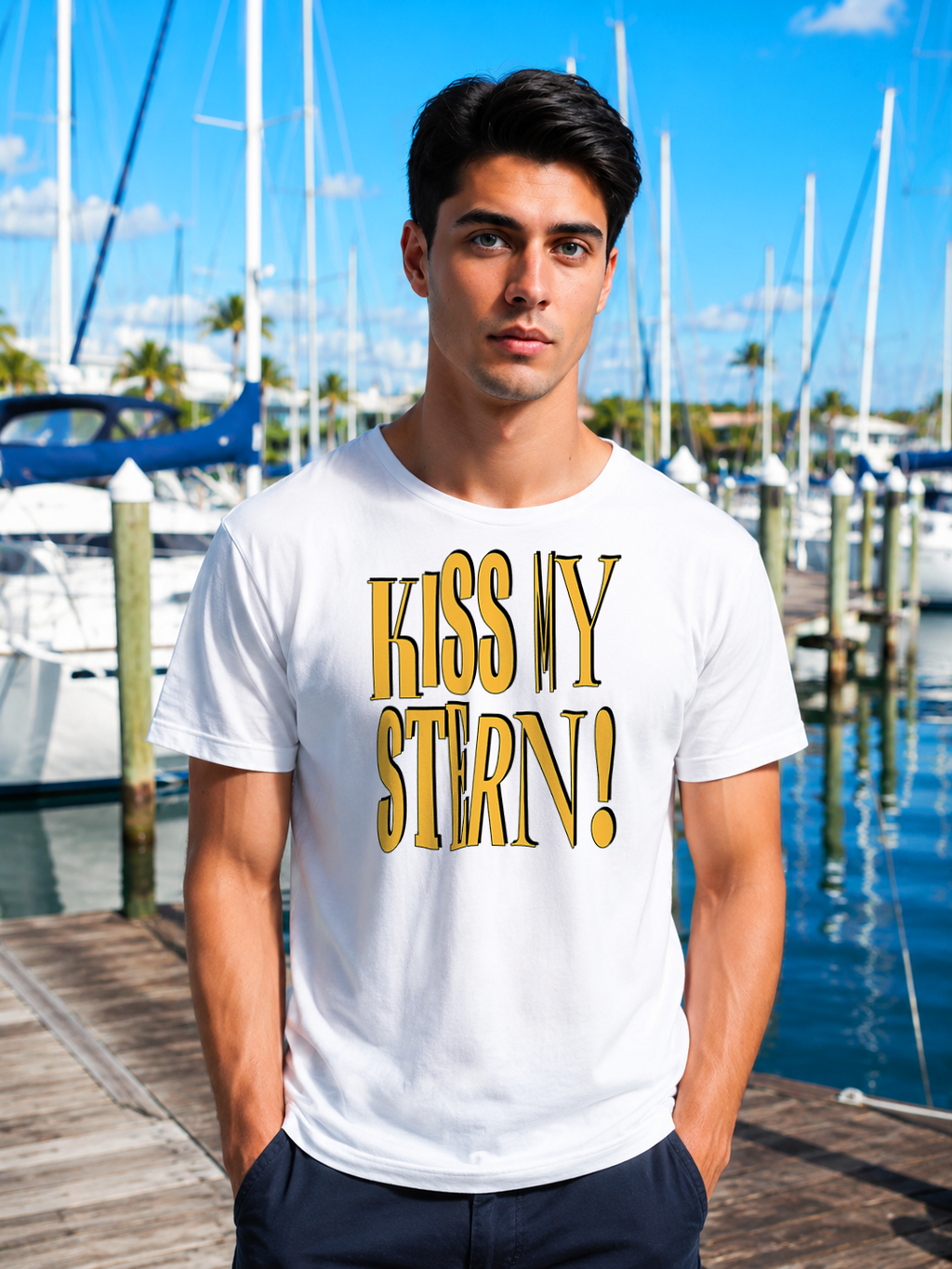 "KISS MY STERN" Unisex GoSailTee Shirt