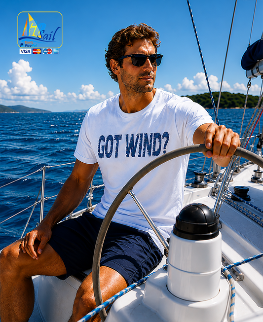 "GOT WIND?" Unisex GoSailTee Shirt