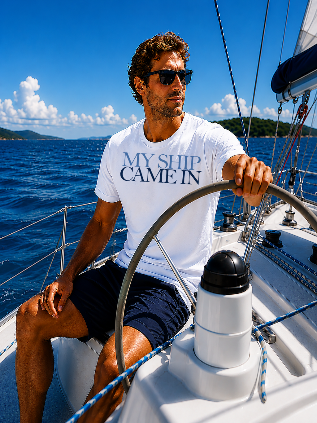"MY SHIP CAME IN" IN Unisex T-Shirt