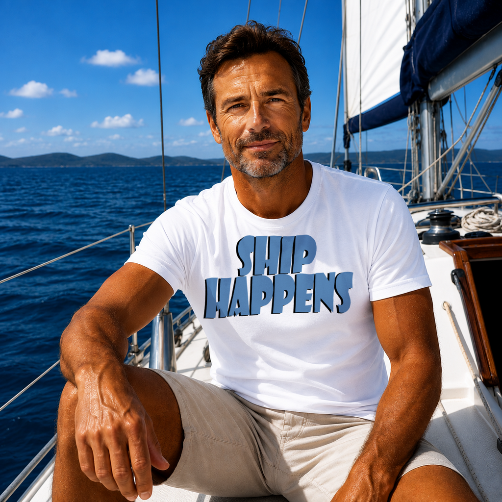 "SHIP HAPPENS" Unisex GoSailTee Shirt