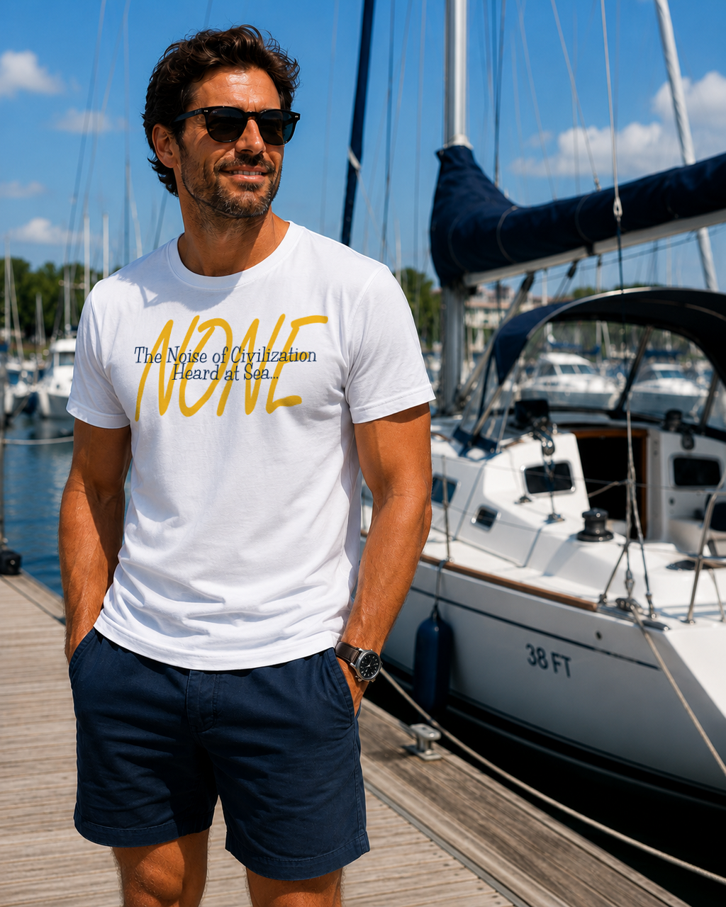 "NOISE OF CIVILIZATION" Unisex GoSailTee Shirt