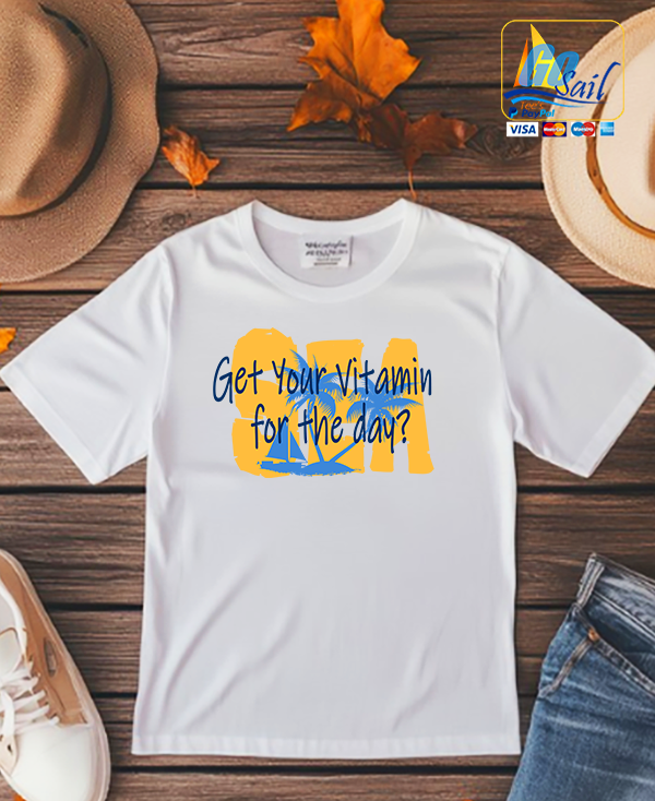 "VITAMIN SEA" Unisex GoSailTee Shirt