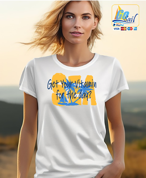 "VITAMIN SEA" Unisex GoSailTee Shirt