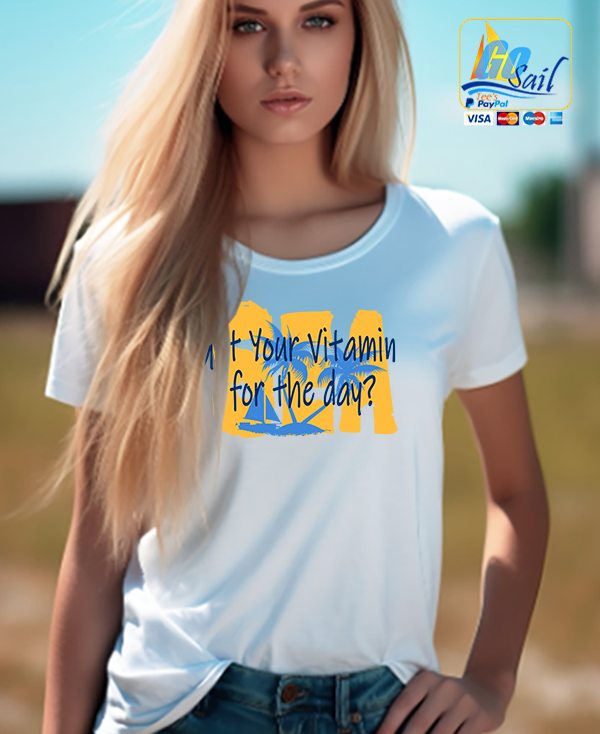 "VITAMIN SEA" Unisex GoSailTee Shirt