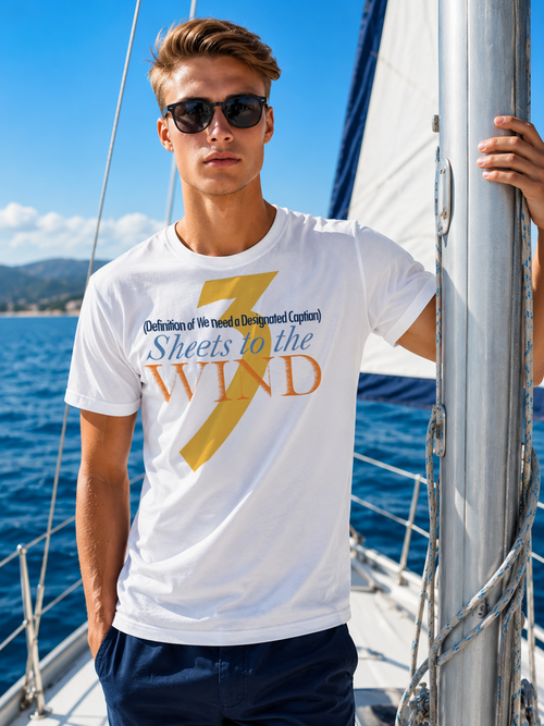 "3 SHEETS TO THE WIND" Unisex T-Shirt
